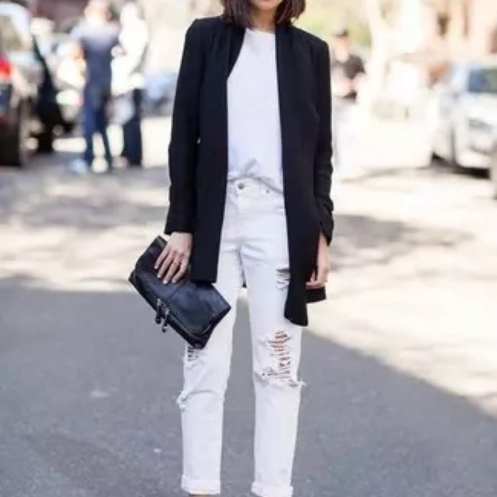 Guess Jeans + Mid-Rise Crop + White Wash + Size 26